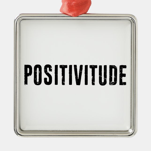 Positivitude Metal Tree Decoration (Front)