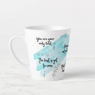 Positivity Boost Blue Latte Mug