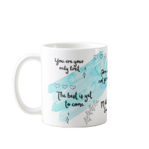 Positivity Boost Blue Mug