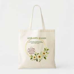 Positivity Inspiritional Tote Bag
