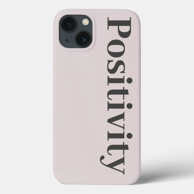 Positivity iphone case (Back)