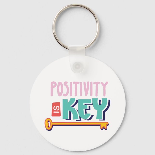 positivity is the key design  ring (Front)