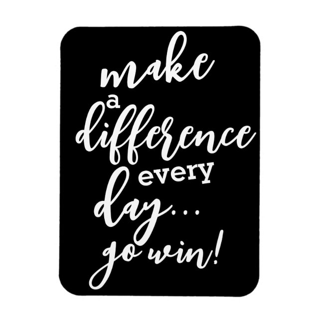 Positivity Magnets, Customise Message Refrigerator Magnet (Vertical)