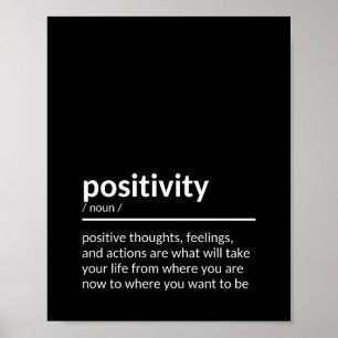Positivity Quote Poster