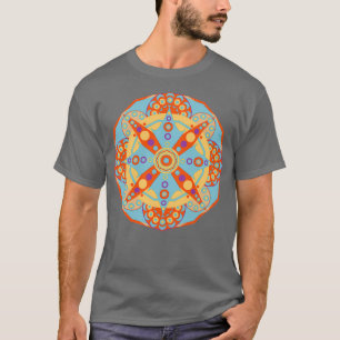 Positivity Sacred Geometry Mandala T-Shirt