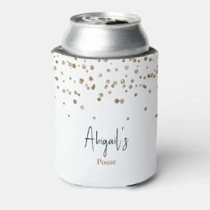 Posse Bachelorette Party Glam Custom  Can Cooler