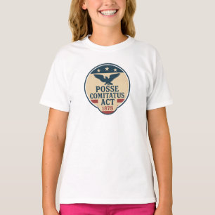 Posse Comitatus Act 1878 Seal Design T-Shirt