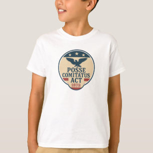 Posse Comitatus Act 1878 Seal Design T-Shirt