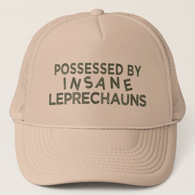Possessed By Insane Leprechauns hat (Front)