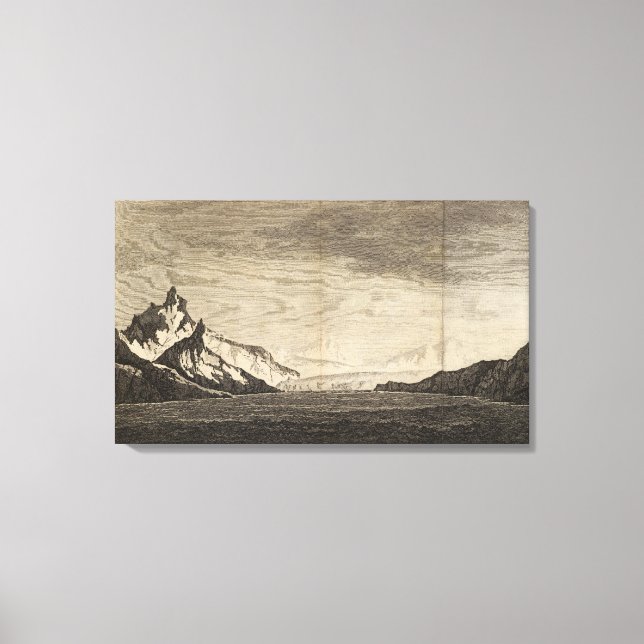 Possession Bay, South Georgia Canvas Print (Front)