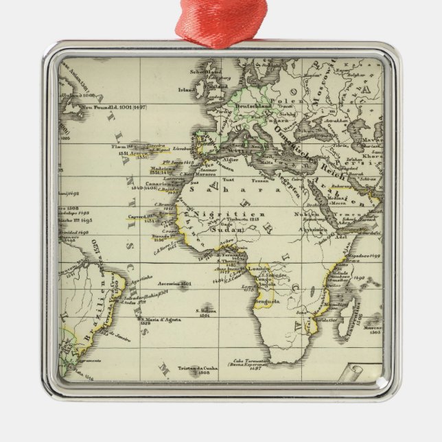 Possessions of the Spaniards Metal Tree Decoration (Front)