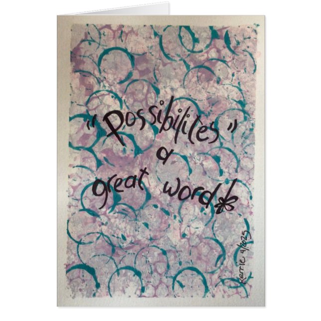 Possibilities 2 (Front)