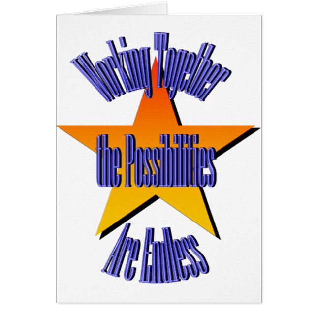Possibilities Are Endless Card (Front)