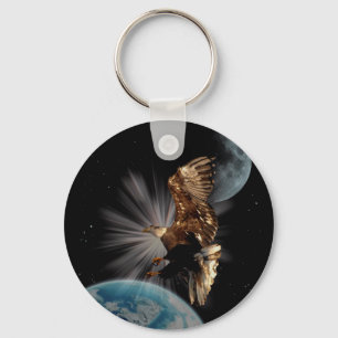 "POSSIBILITIES" Bald Eagle Motivational Gifts Key Ring