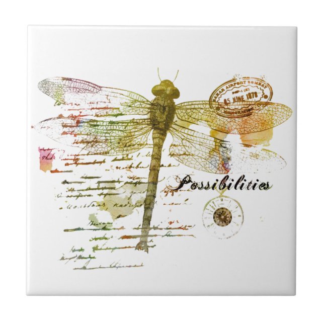 Possibilities dragonfly tile (Front)