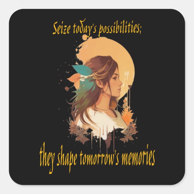 Possibilities Square Sticker (Front)