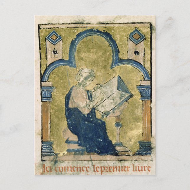 Possible self portrait of William of Tyre Postcard (Front)
