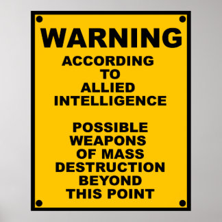 Possible WMD ~ Spoof Warning Sign