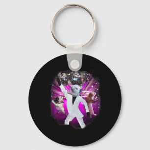 Possum Disco Ball Dancing Key Ring