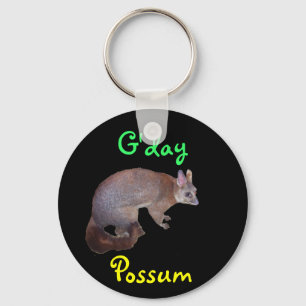 Possum Key Ring