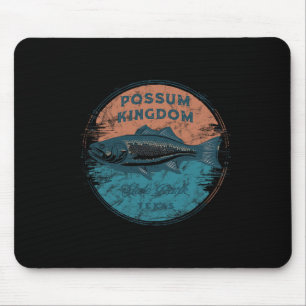 Possum Kingdom State Park Texas Retro Vintage Fish Mouse Mat