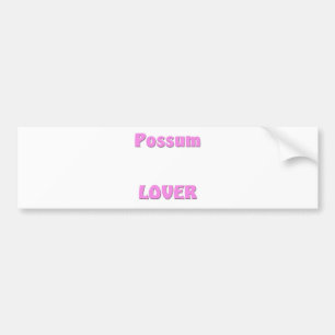 Possum Lover Bumper Sticker