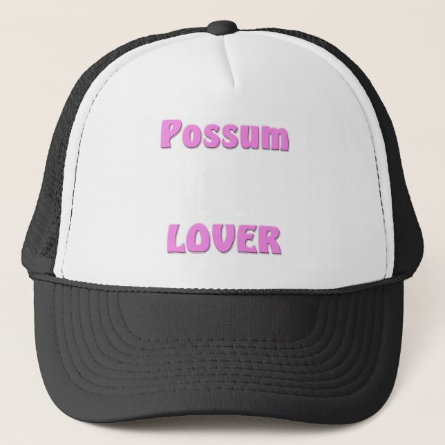 Possum Lover Trucker Hat (Front)