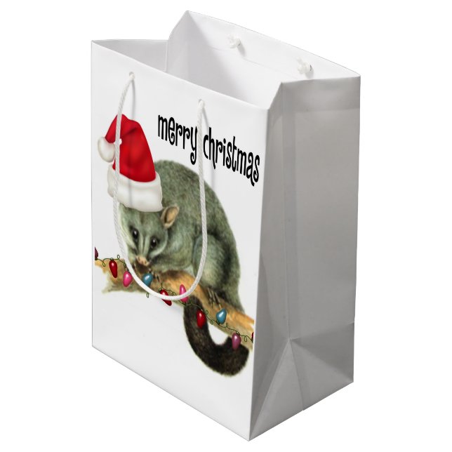 Possum Merry Christmas Gift Bags (Back Angled)