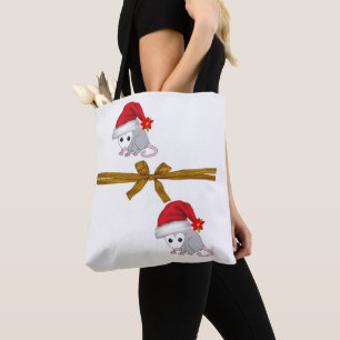 Possum Merry Christmas Women's Tote Bags