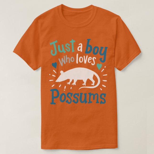 Possum Possum Lover T-Shirt (Design Front)