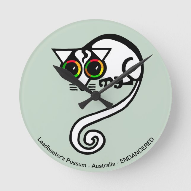 Possum - round clock (Front)
