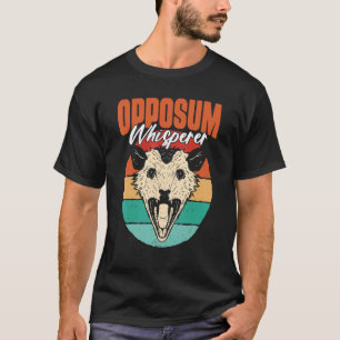 Possum Whisperer Street Cat Opossum Animal Phalang T-Shirt