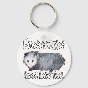 Possums Need Love Too Key Ring