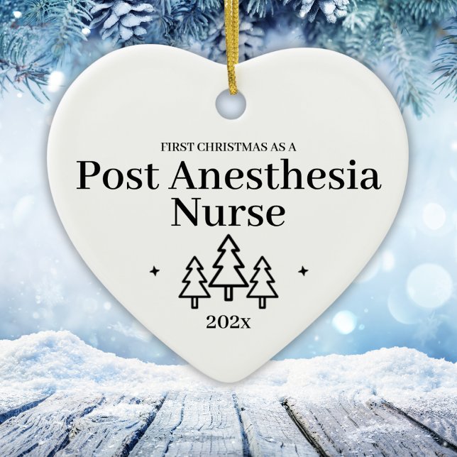 Post Anaesthesia Nurse First Christmas Ornament (Post Anesthesia Nurse First Christmas Ornament
)
