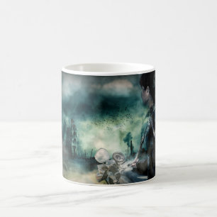Post-Apocalyptic Biker Girl Mug
