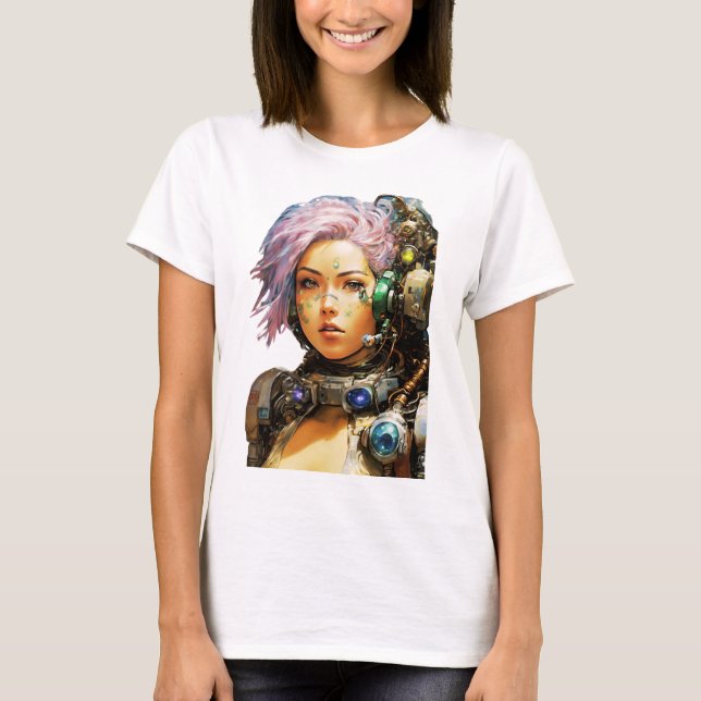 Post-apocalyptic Cyborg T-Shirt (Front)