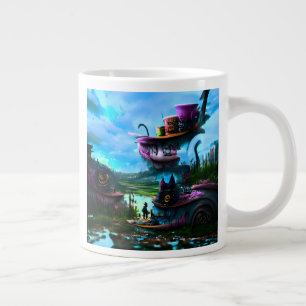 Post Apocalyptic Fairy Tale Land  (Darker) Large Coffee Mug