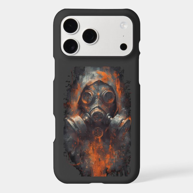 Post Apocalyptic Gas Mask Toxic Grunge (Back)