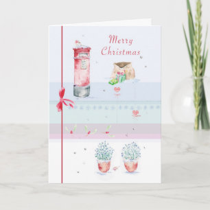 Post box Christmas Card