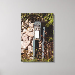Post Box Eskdale Cumbria Canvas Print