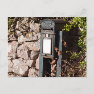 Post Box Eskdale Cumbria Postcard