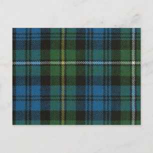 Post Card Campbell of Argyll Ancient Tartan Print