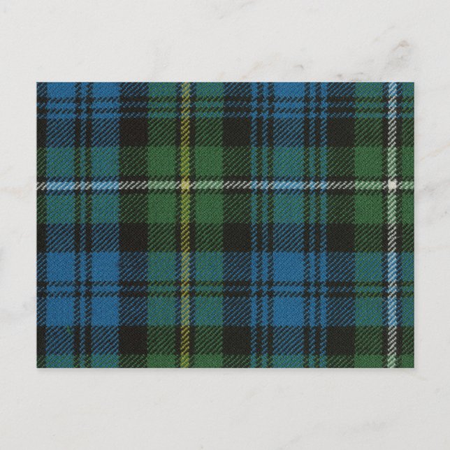 Post Card Campbell of Argyll Ancient Tartan Print (Front)