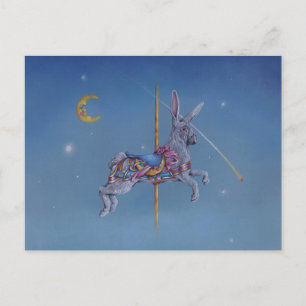 Post Card - Carousel Rabbit