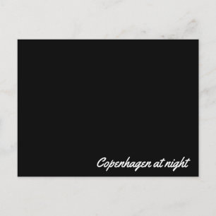 Post card Copenhagen at night