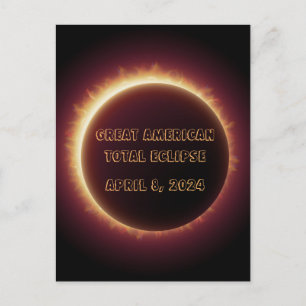 Post Card-Eclipse 2024 Postcard