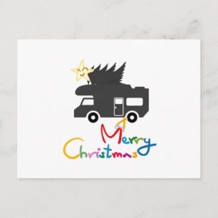 *POST CARD* FOR THE HAPPY R.V. HOLIDAYS HOLIDAY POSTCARD