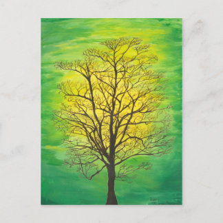Post Card - Green Tree