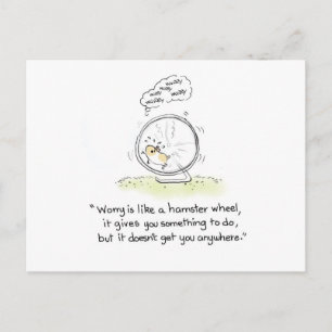 post card "Hamster wheel "