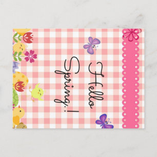 Post Card-Hello Spring! Postcard